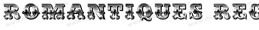 Romantiques Regular字体转换